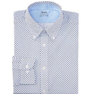 NWT IZOD Regular Fit Flamingo Button Down Shirt